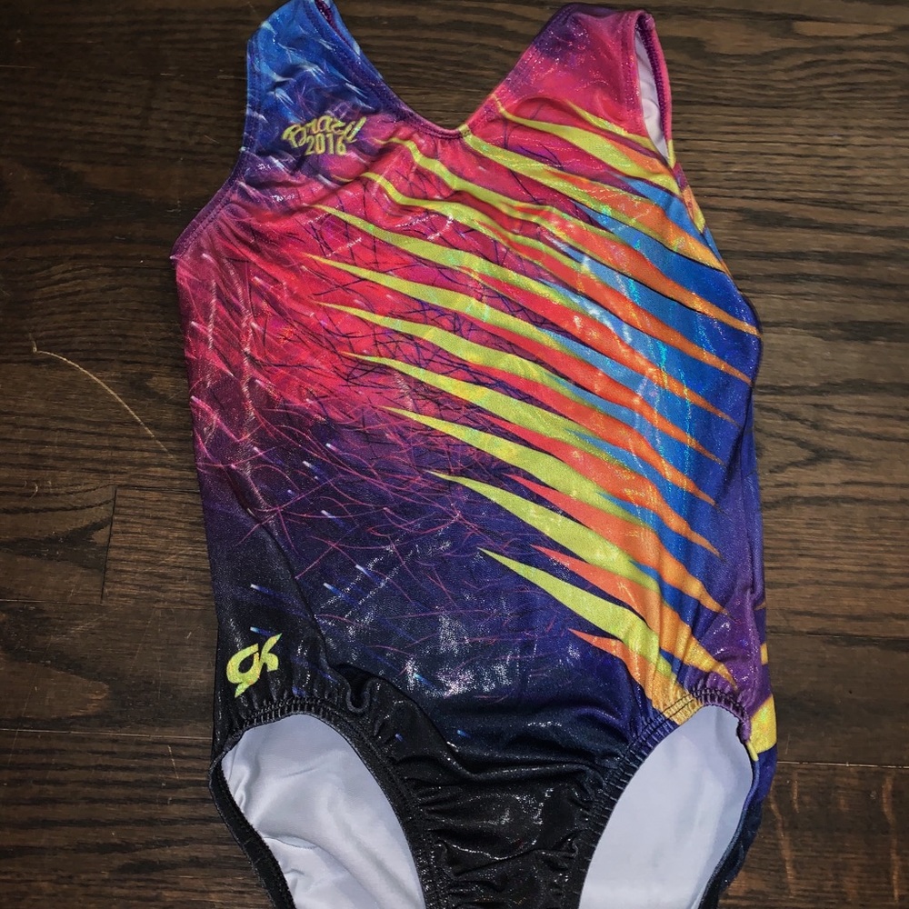 Gk  Child large gymnastics Leotard